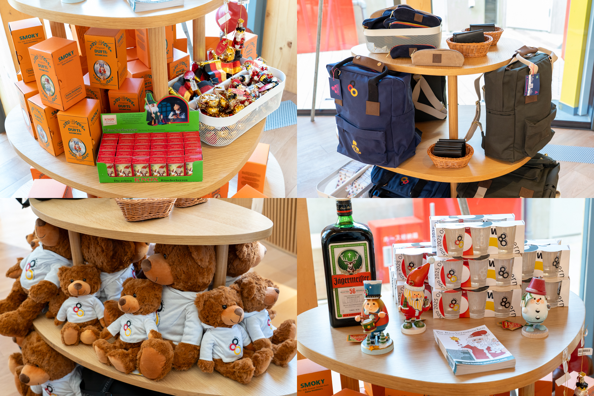 レストラン内にはドイツ雑貨を販売するコーナー