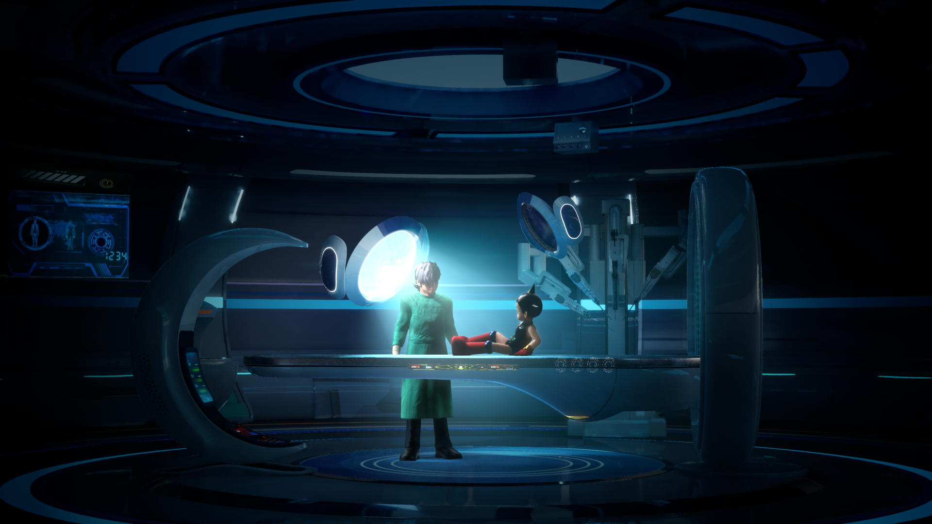 特別ショートムービー「ネオアトム誕生」のシーン