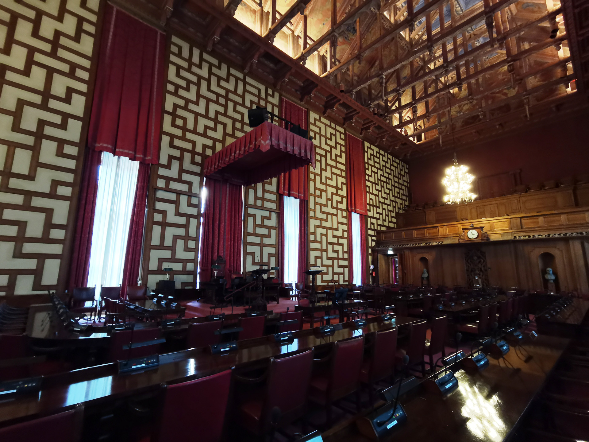 ストックホルム市庁舎内