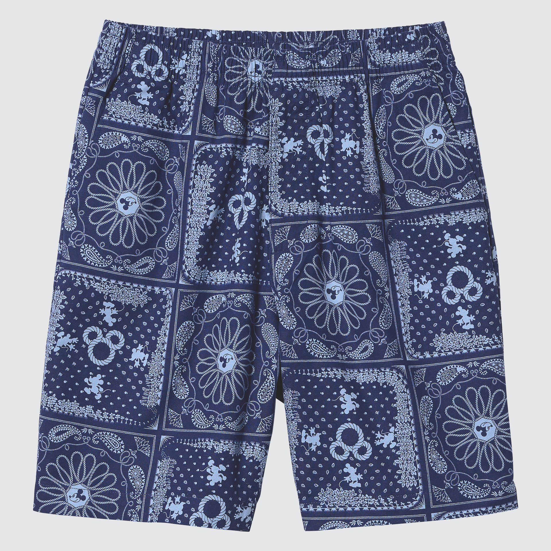 メンズ「リネンブレンドショーツ」（各1990円）