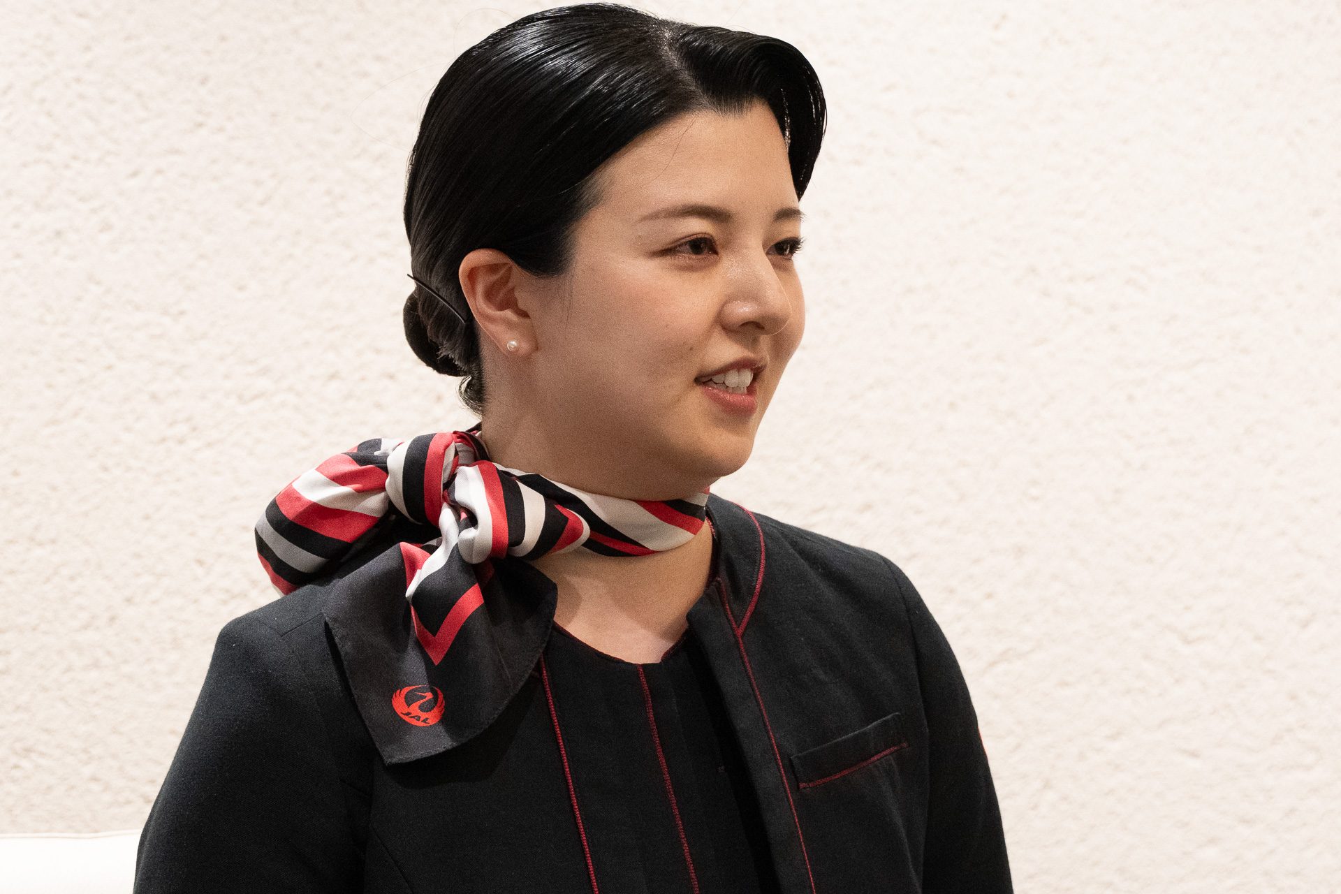2025年度JALふるさとアンバサダー新任の香月椎捺さん（長崎支店）