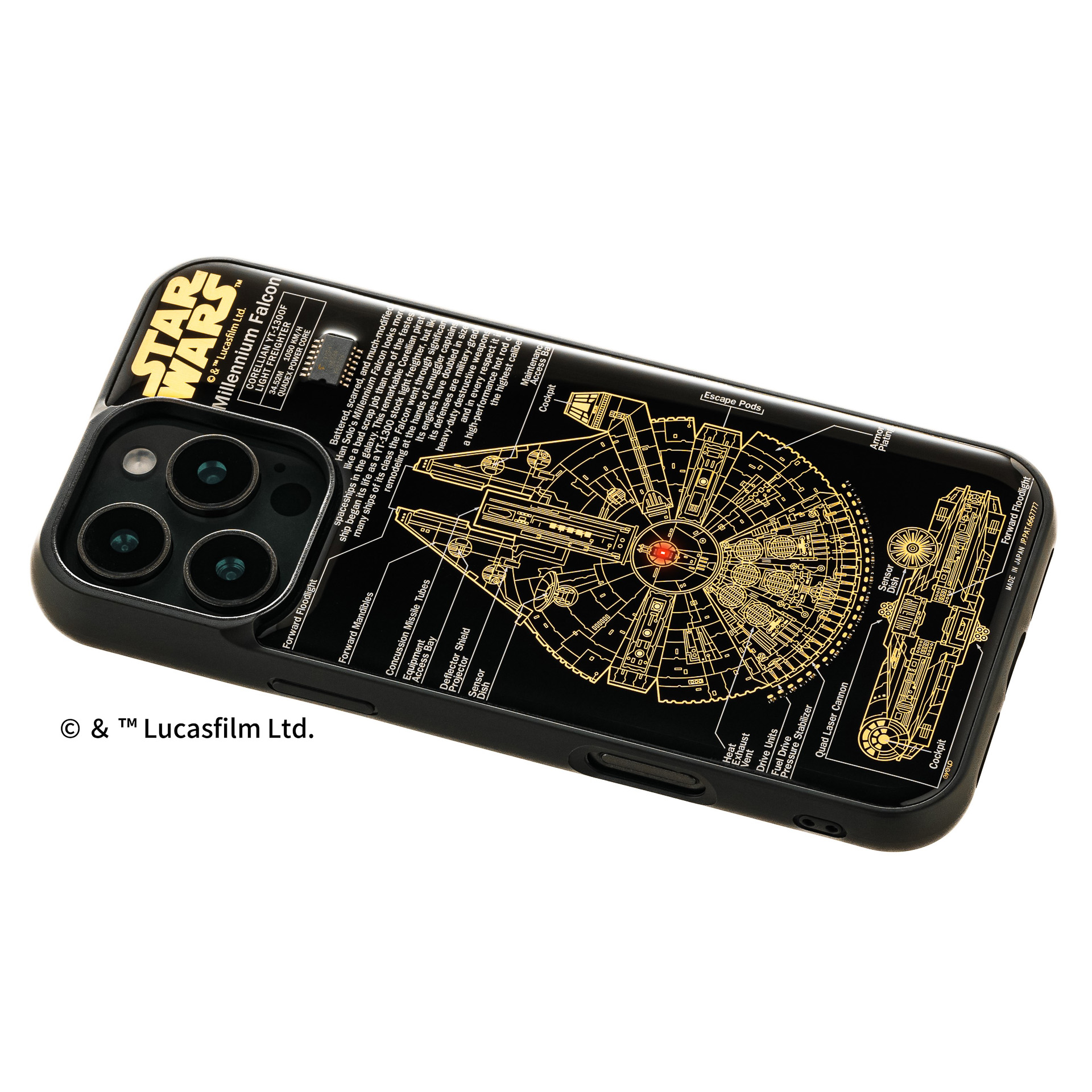 「FLASH Millennium FALCON iPhoneケース」