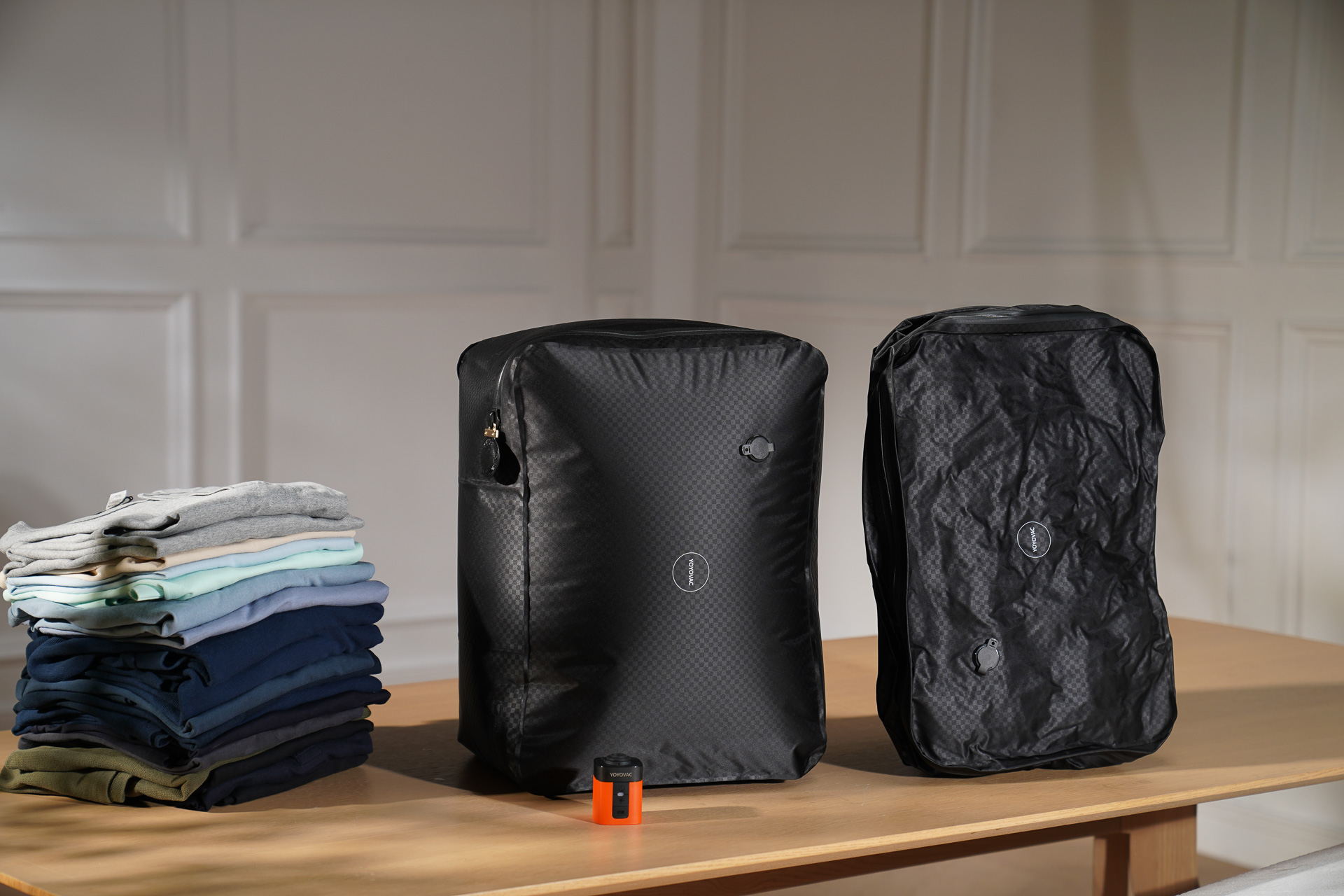 YOYOVACがMakuakeで圧縮トラベルバッグを発売