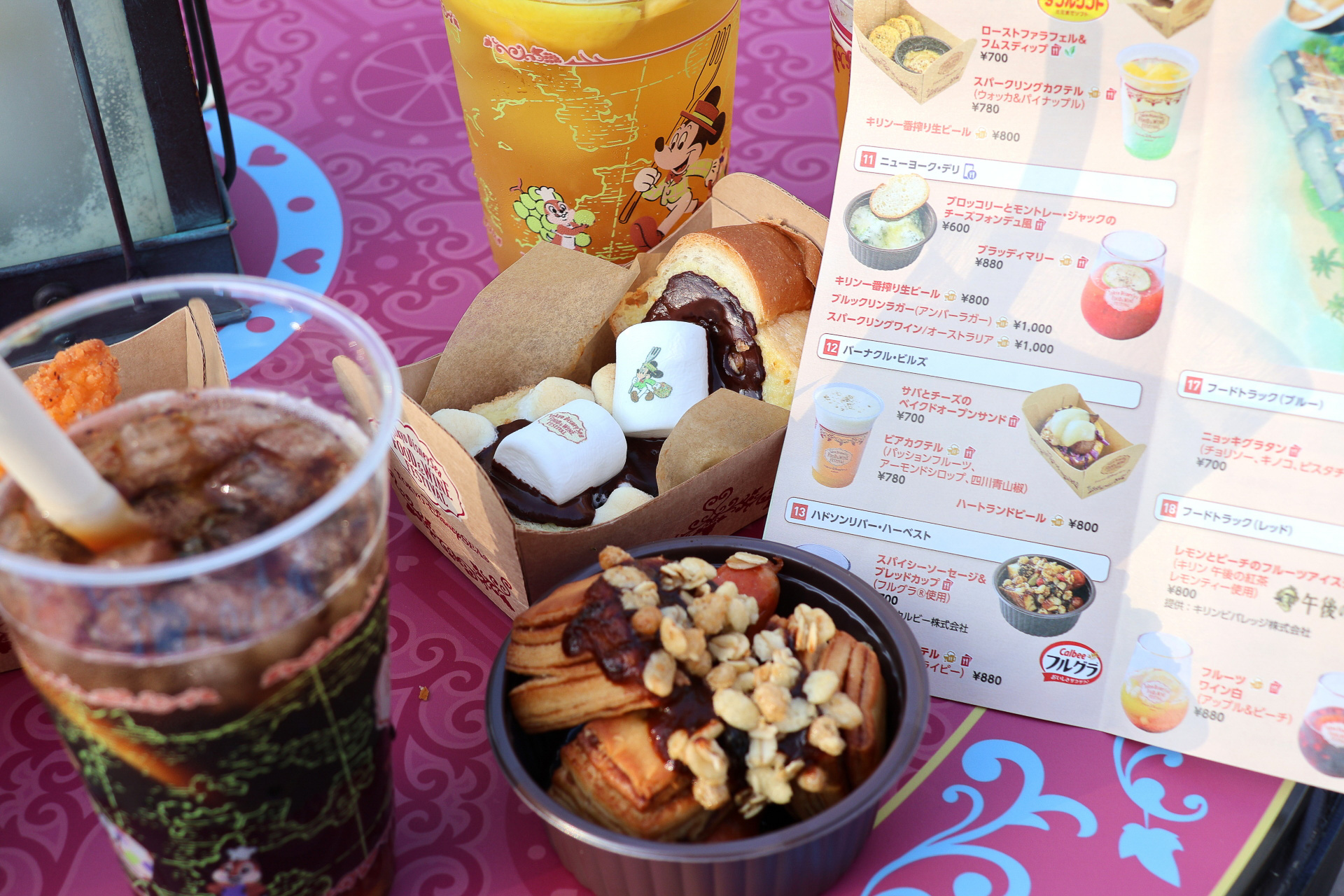 キャストからもらえる専用マップに情報充実！　コラボメニューや販売場所などチェックに必須