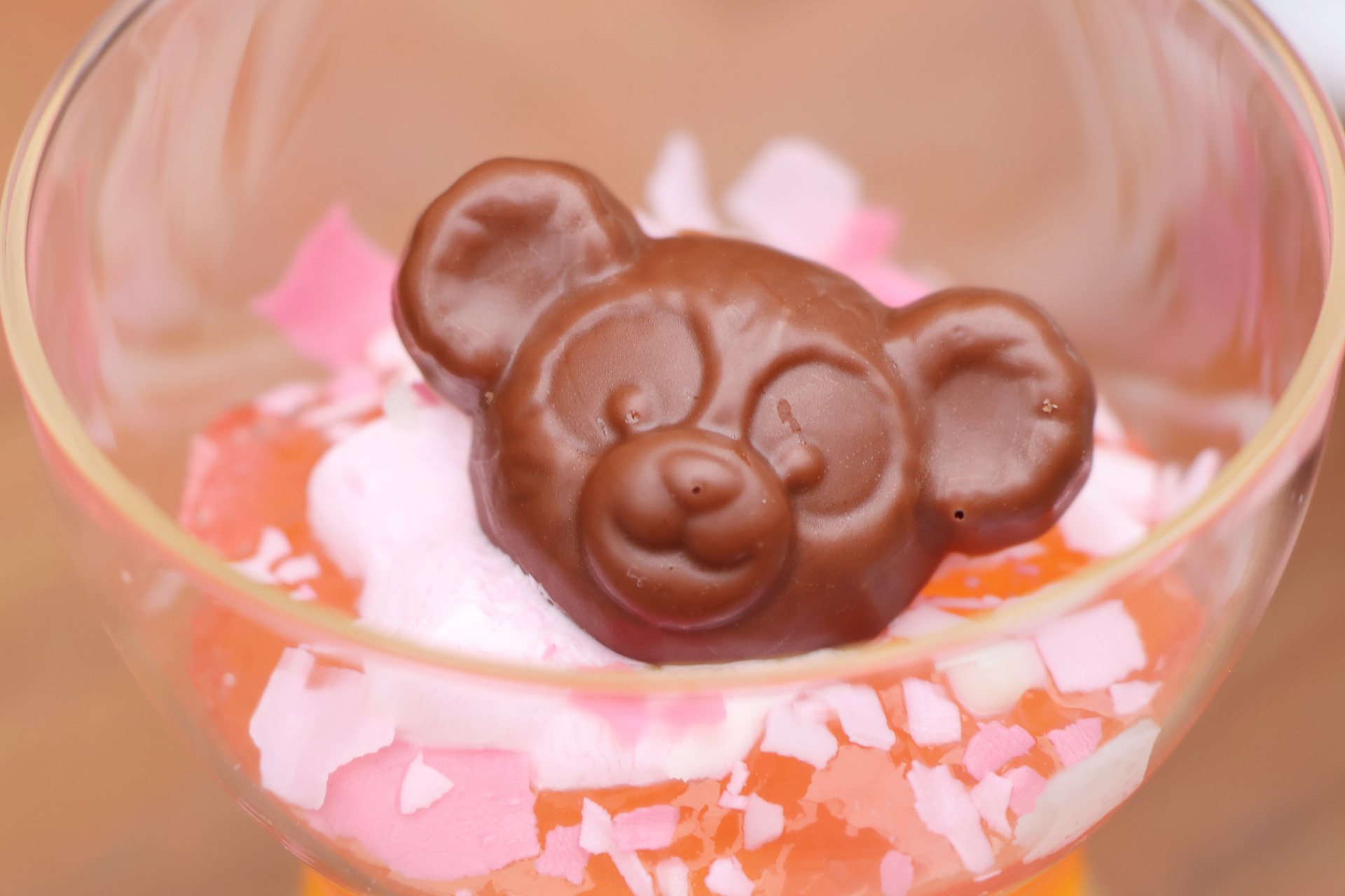 「バナナムース＆アップル・ピーチゼリー」は、見た目以上にフルーティ