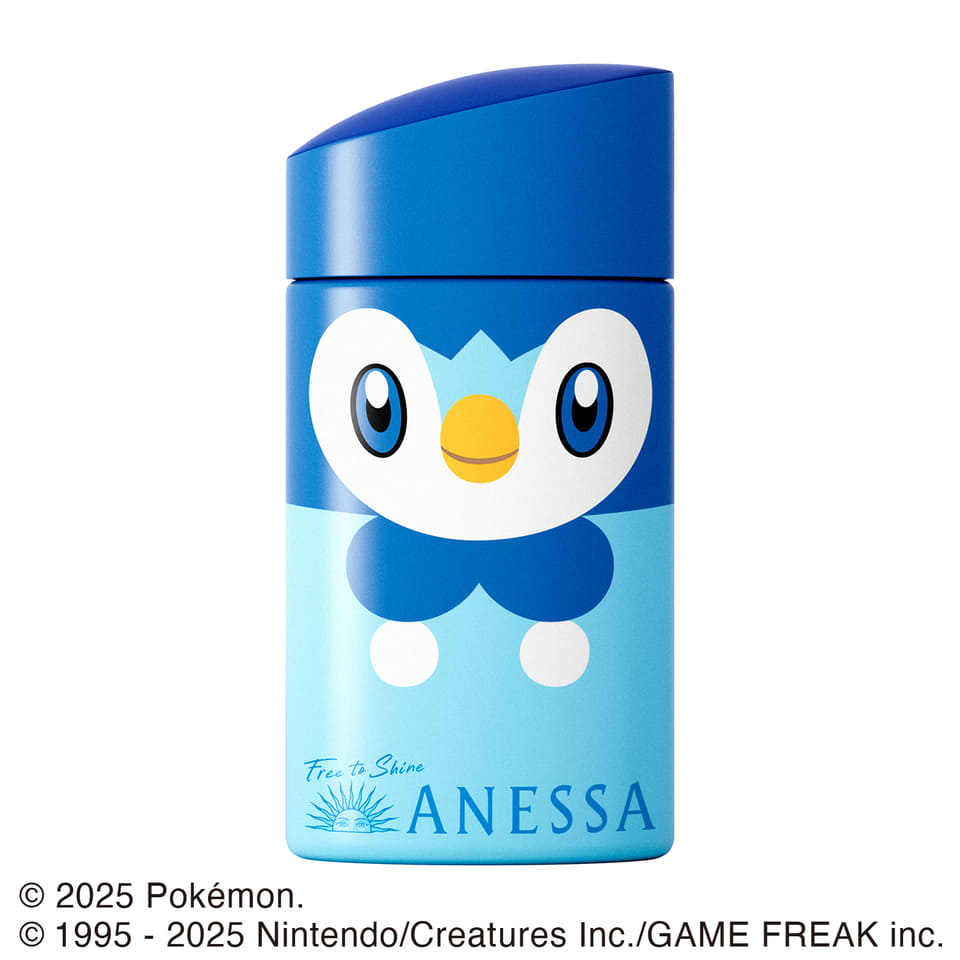 アネッサ、4年ぶり「ポケモン」コラボ。3匹が強力スキンケアミルク