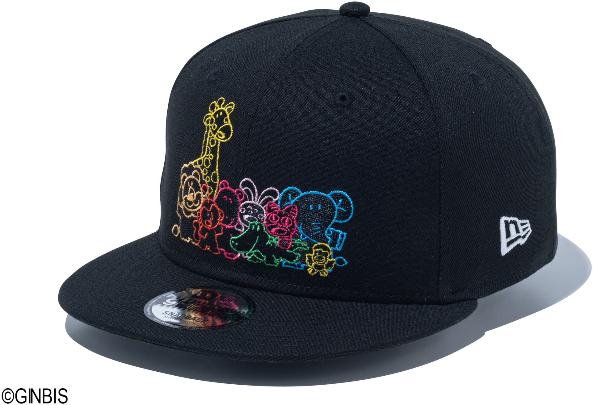 9FIFTY たべっ子どうぶつ Dream Animals ブラック。パッケージのアートワークとロゴをデザイン