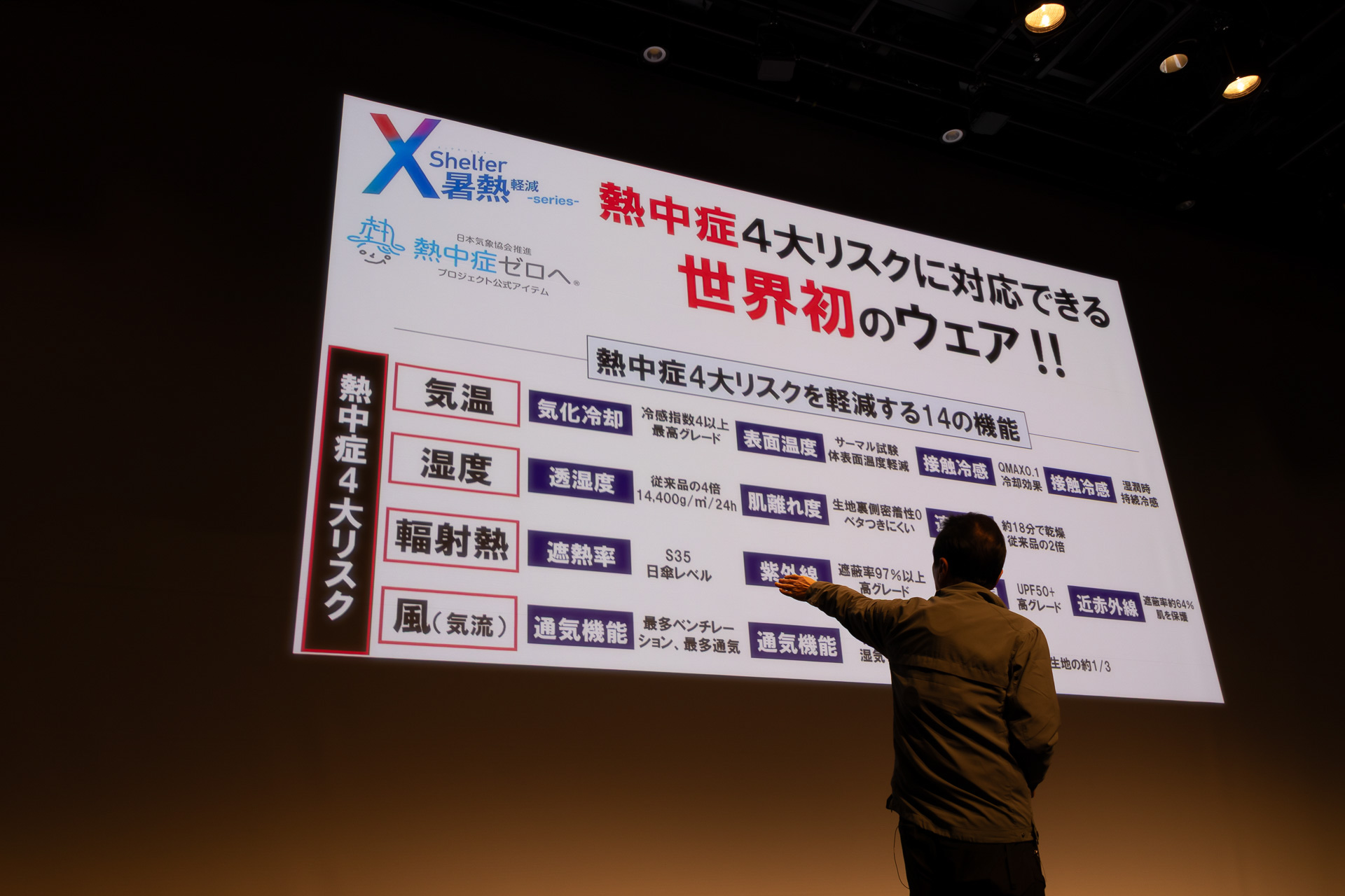 XShelterの機能や販売目標を説明