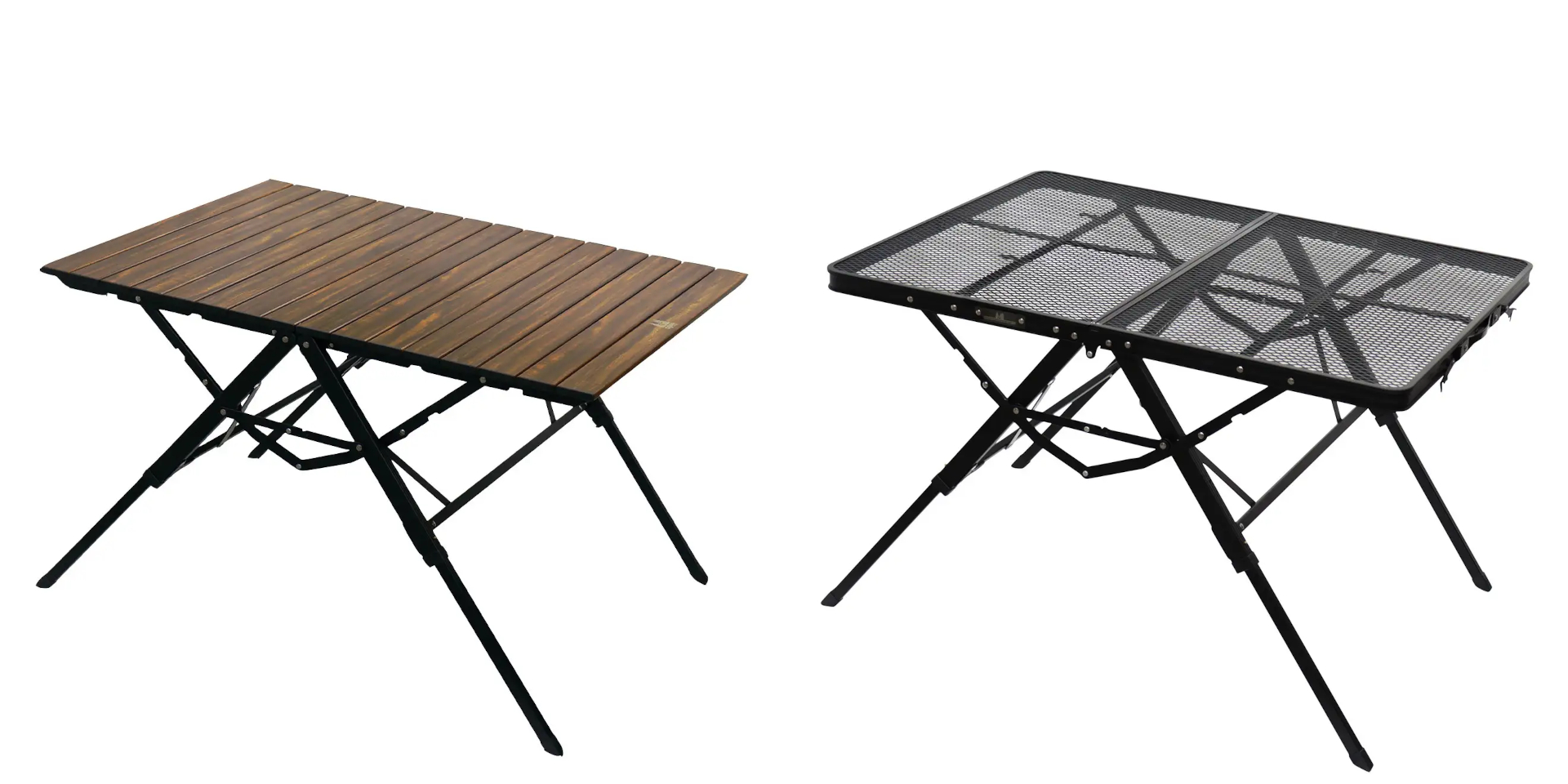 木目調、耐熱メッシュの2種類の天板