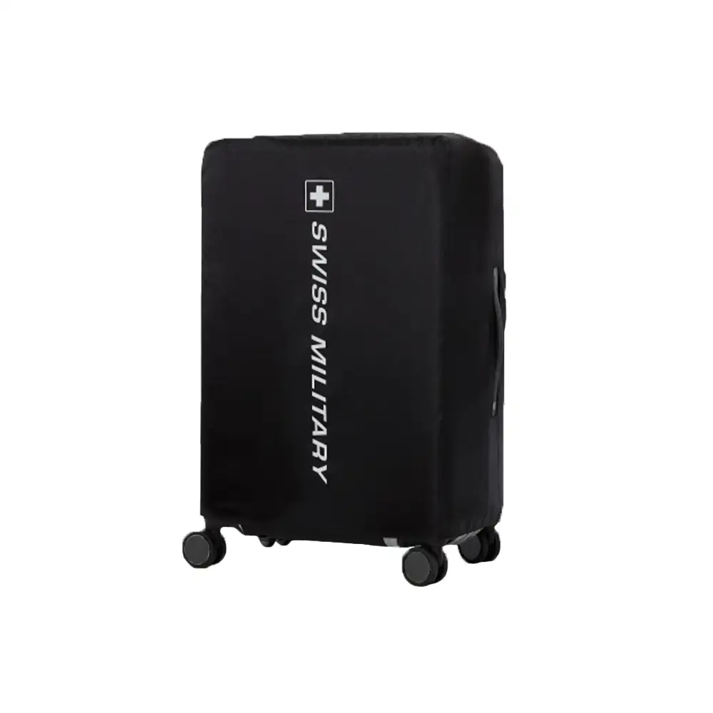 ロゴ入りのスーツケースカバー