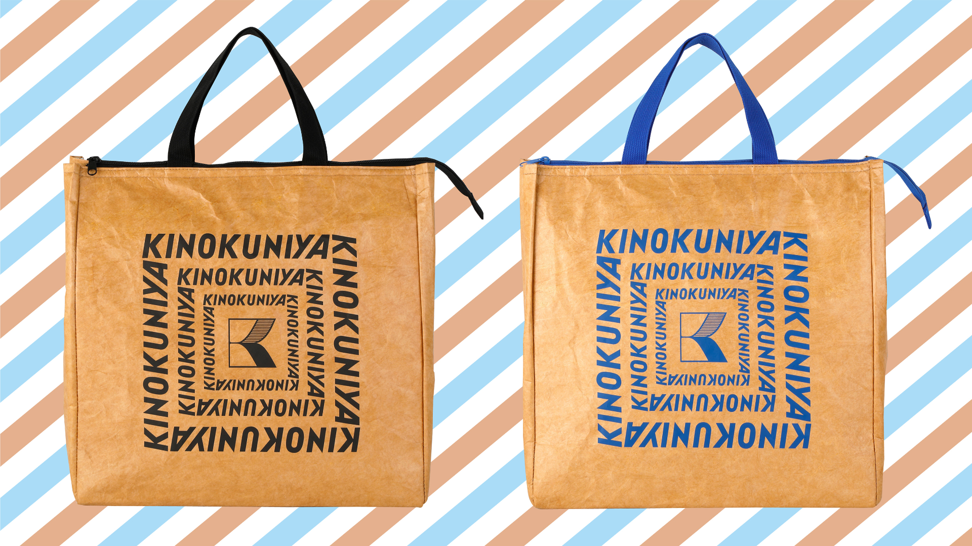 大きめサイズが人気の紀ノ国屋「リンクリー保冷バッグ」に新色ブラック＆ブルー