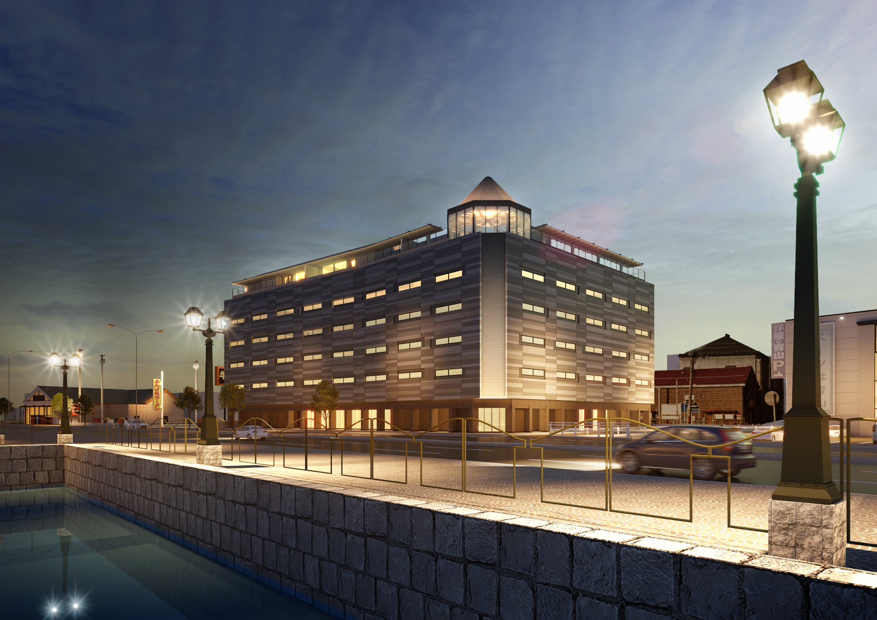 運河至近に「小樽グランベルホテル」が開業