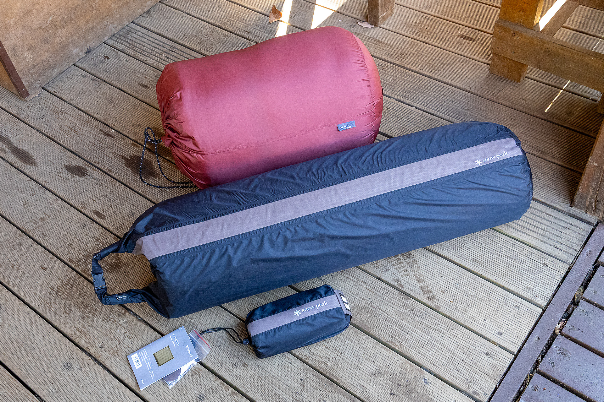 数に限りがあるがアウトドア用品のレンタルもある。使いたい場合は予約時に確認しておきたい