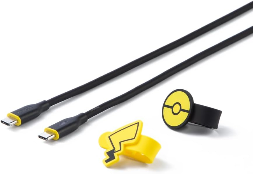 USB Type-Cケーブル ピカチュウモデル（ブラック）