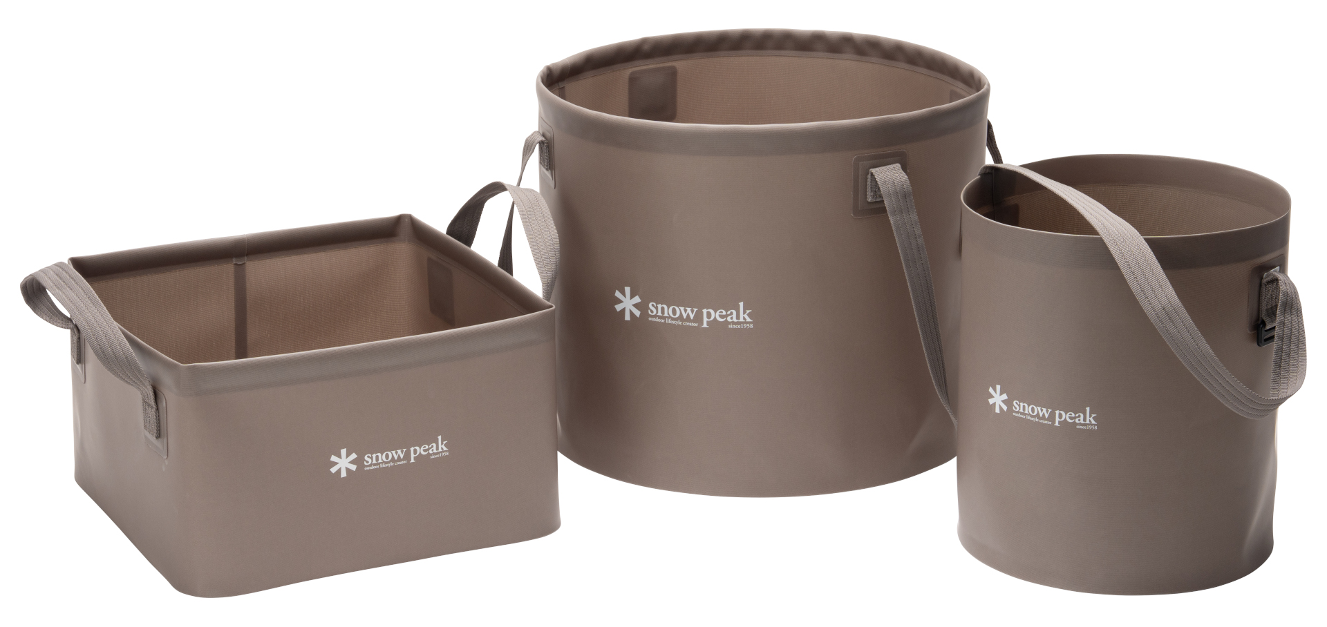 左から「ソフトバケツ 14/25/12」