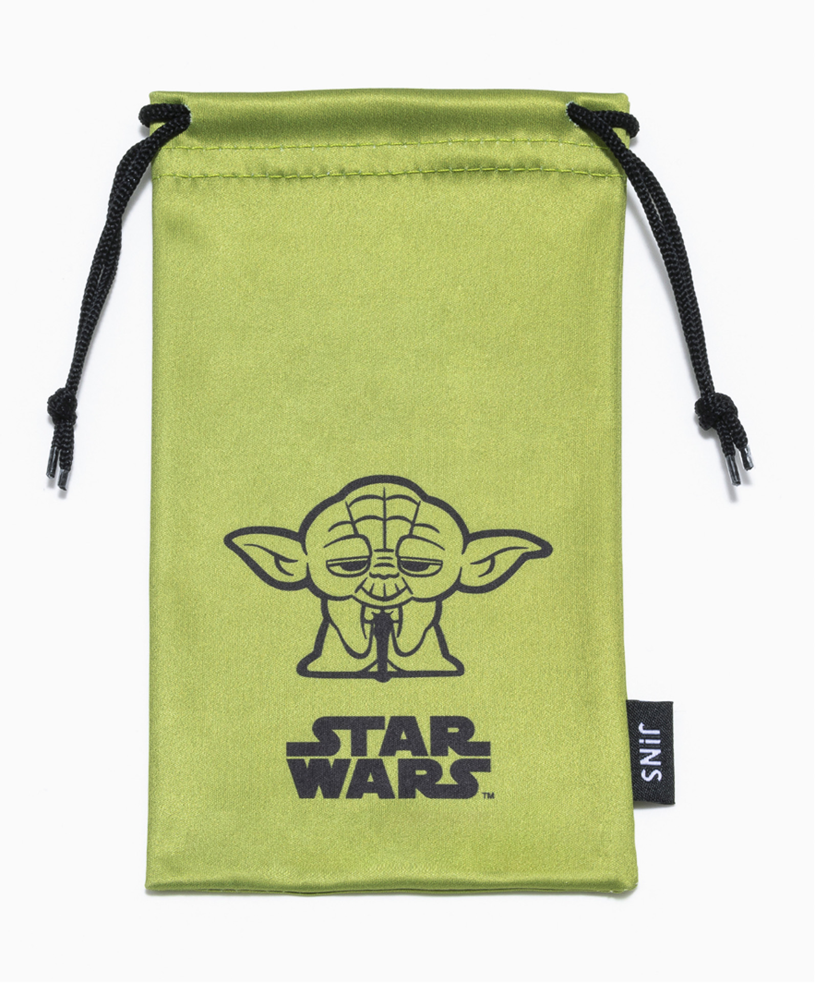 各キャラクターがプリントされたソフトケースと共通のロゴ入りメガネケースが付属