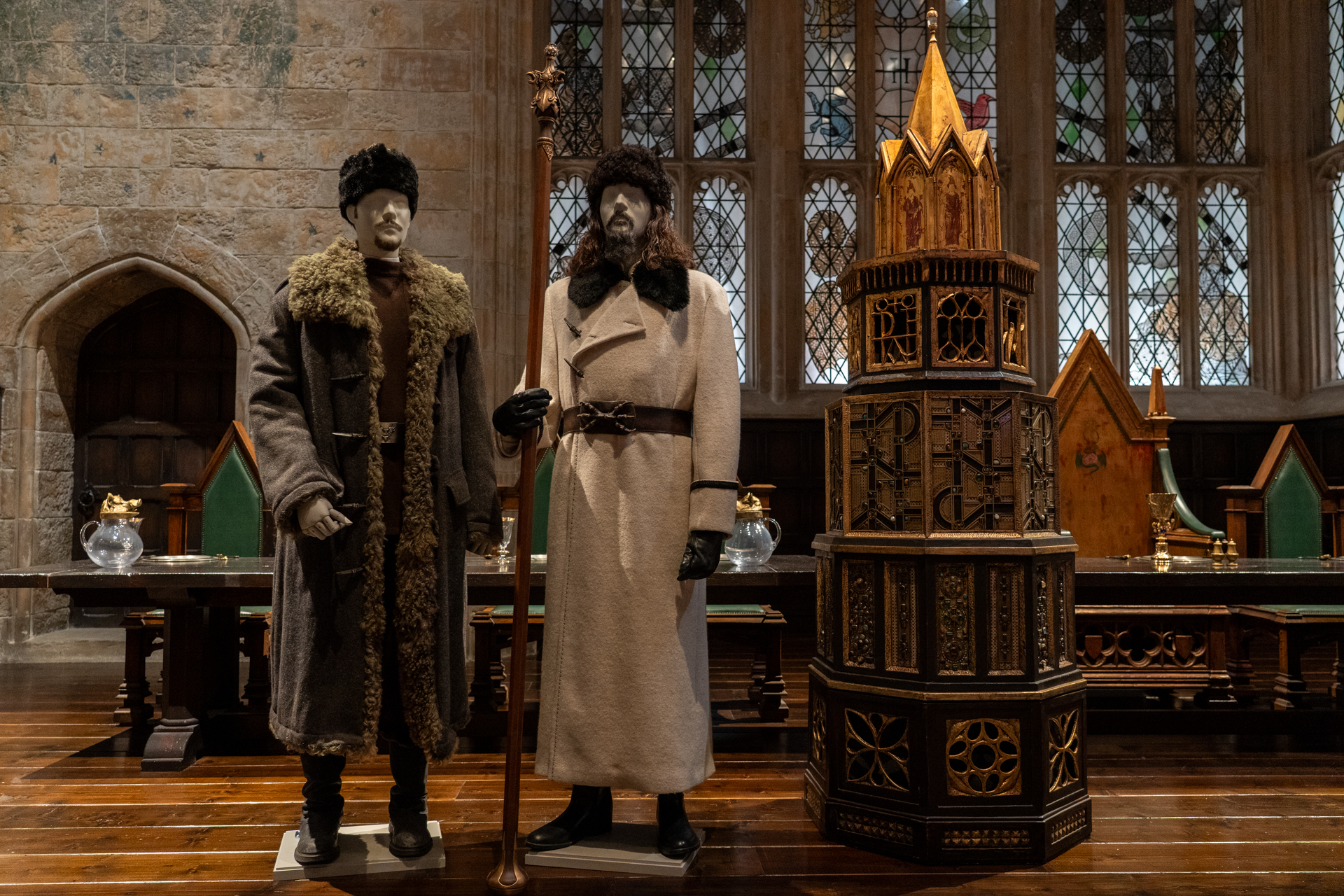 このゴブレットのケースは実際に撮影で使われたもの