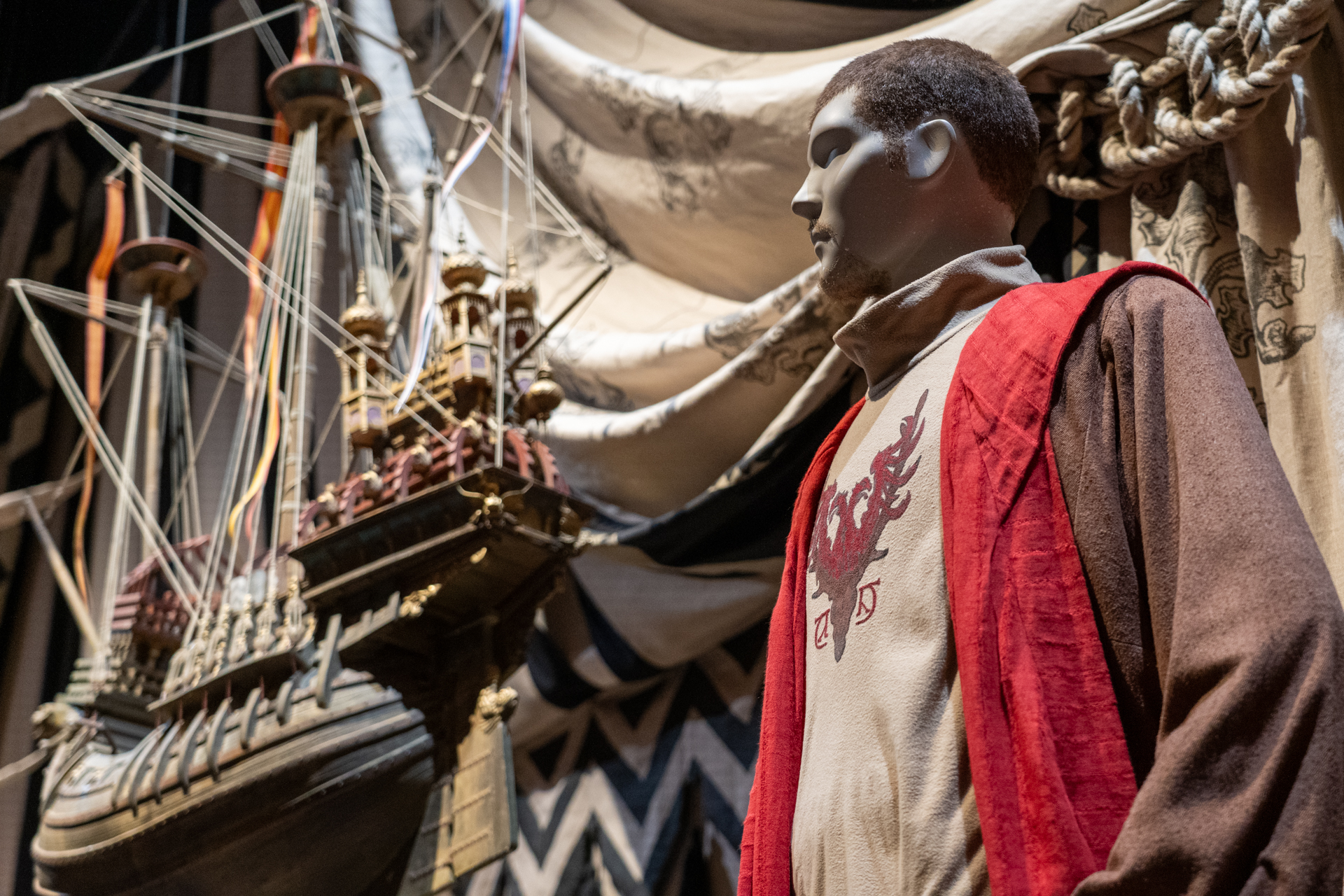 ビクトール・クラム。ダームストラング船も展示