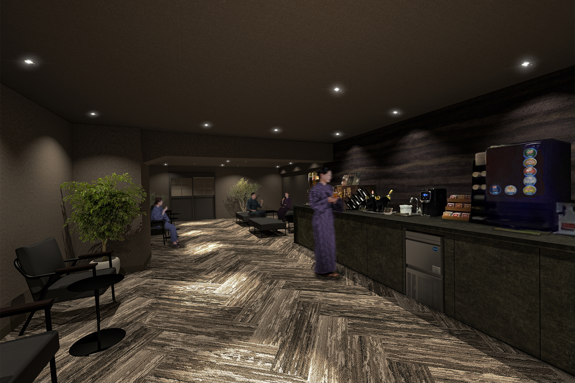 湯上りラウンジを新設