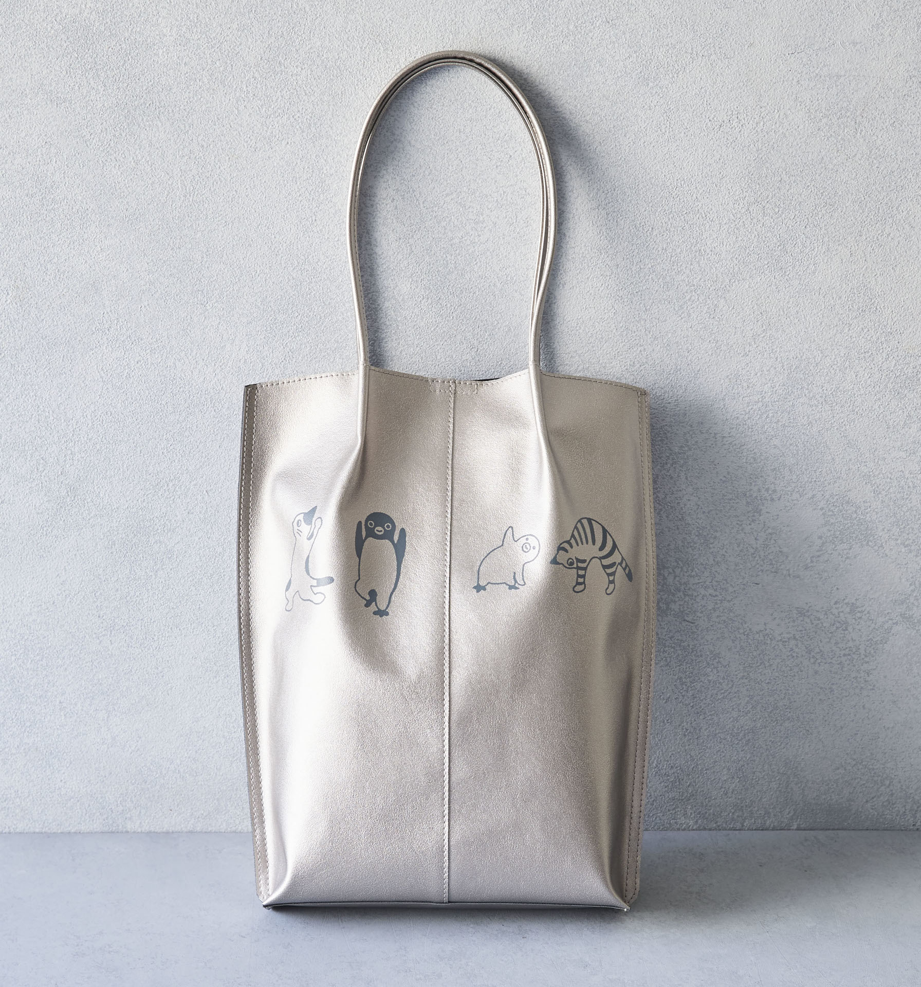 Suicaのペンギン トートバッグ（シルバー）