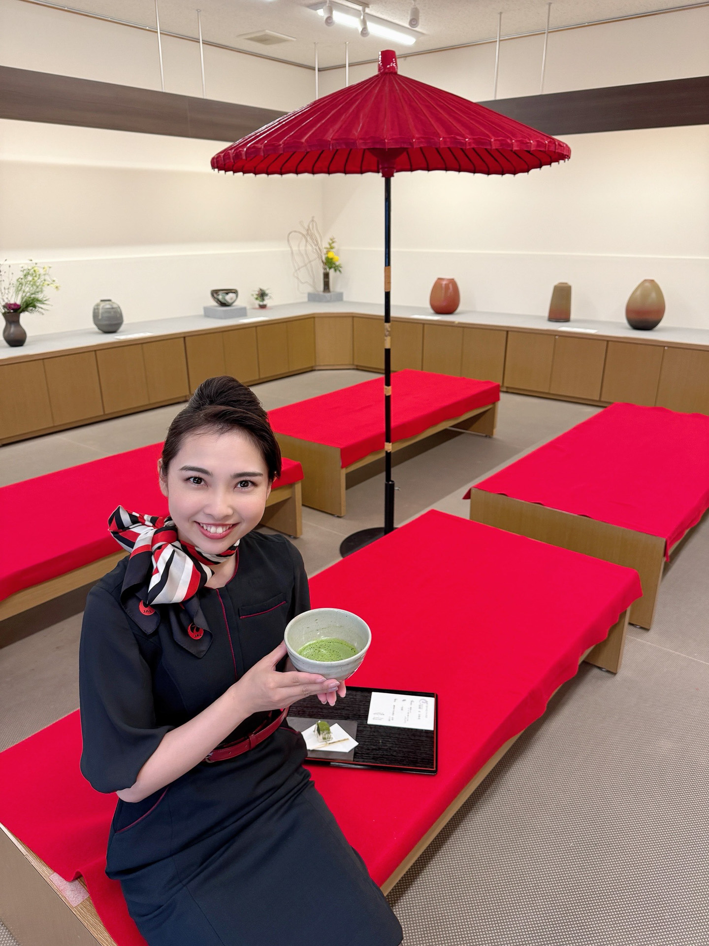 昨年のお茶会会場で