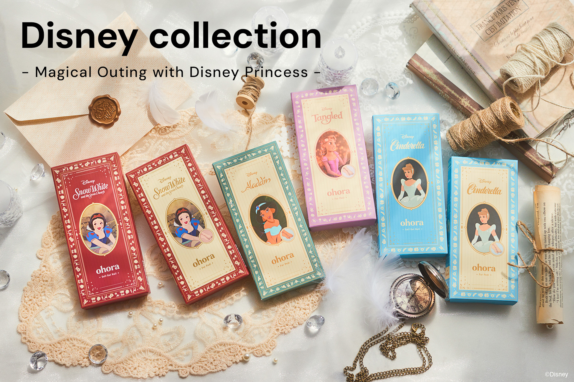 ohoraから「Disney collection －Magical Outing with Disney Princess－」が発売される