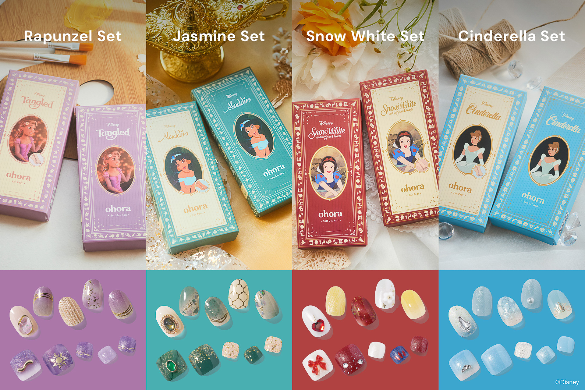 ハンド＆ペディキュアセットも登場。各4370円