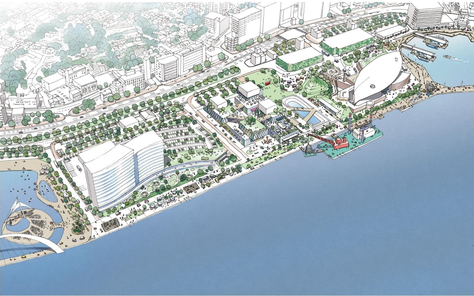 山口県下関市と星野リゾートが取り組む「あるかぽーと・唐戸エリアマスタープラン」の一環