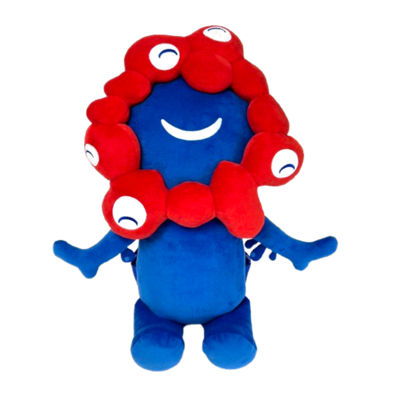 「EXPO2025 ミャクミャク ぬいぐるみリュック」、約40×15×54cm（幅×奥行き×高さ）