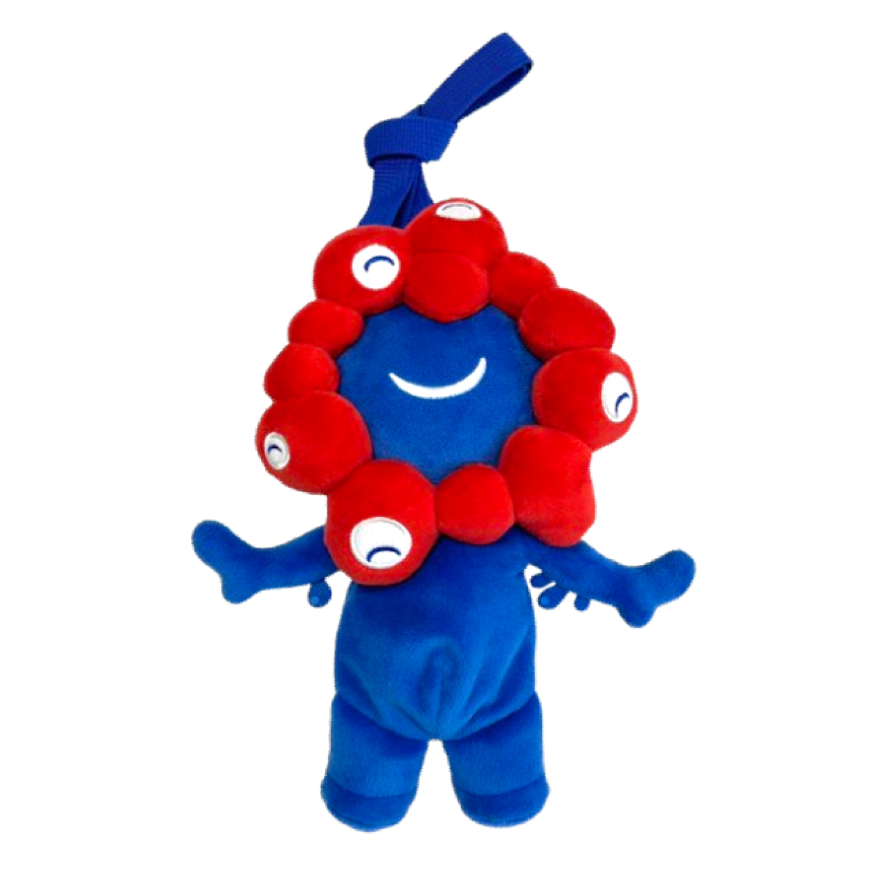 「EXPO2025 ミャクミャク ぬいぐるみポーチ」、約20×10×27cm（幅×奥行き×高さ）