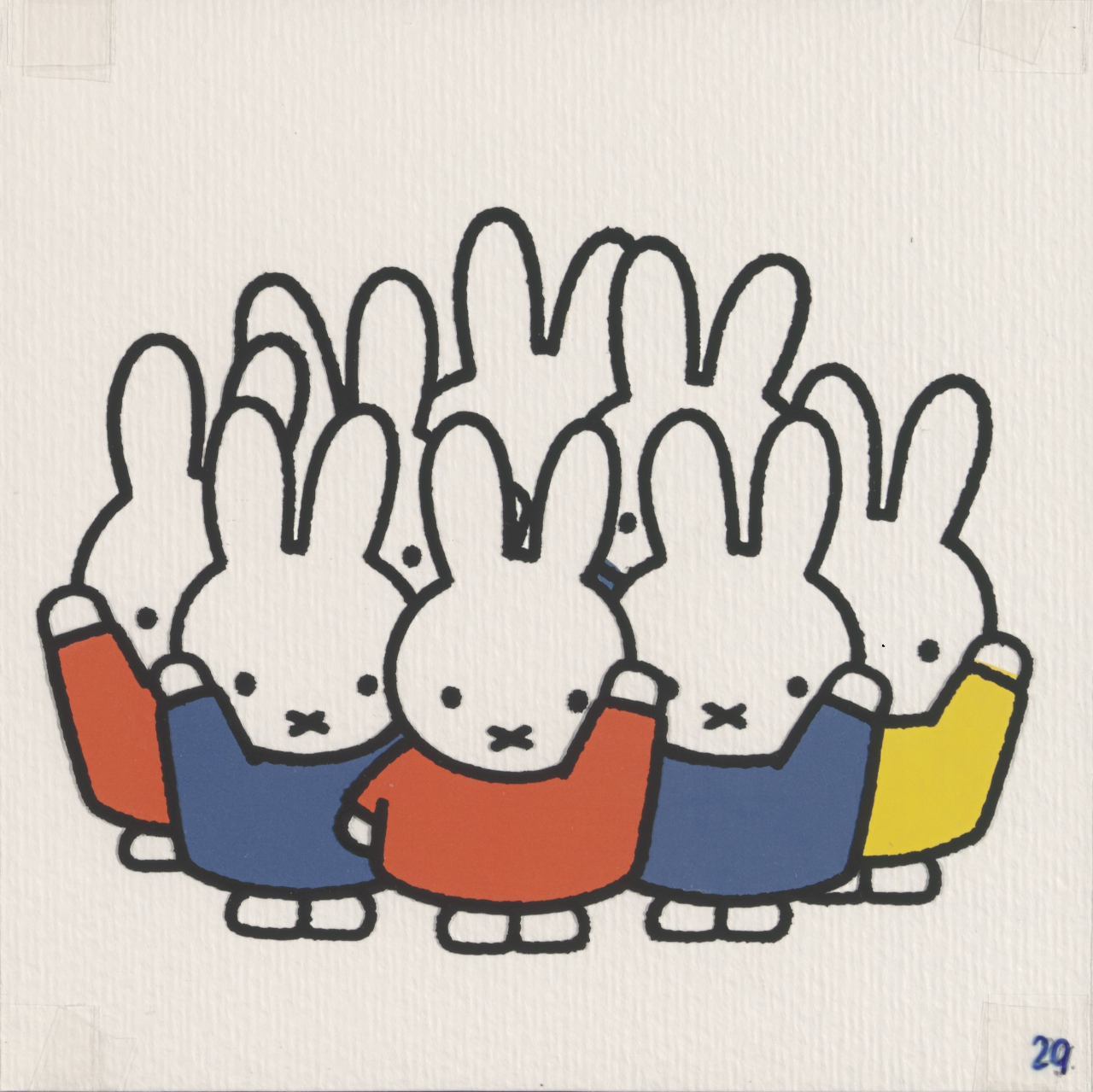 2006年「うさこちゃんとたれみみくん」印刷原稿