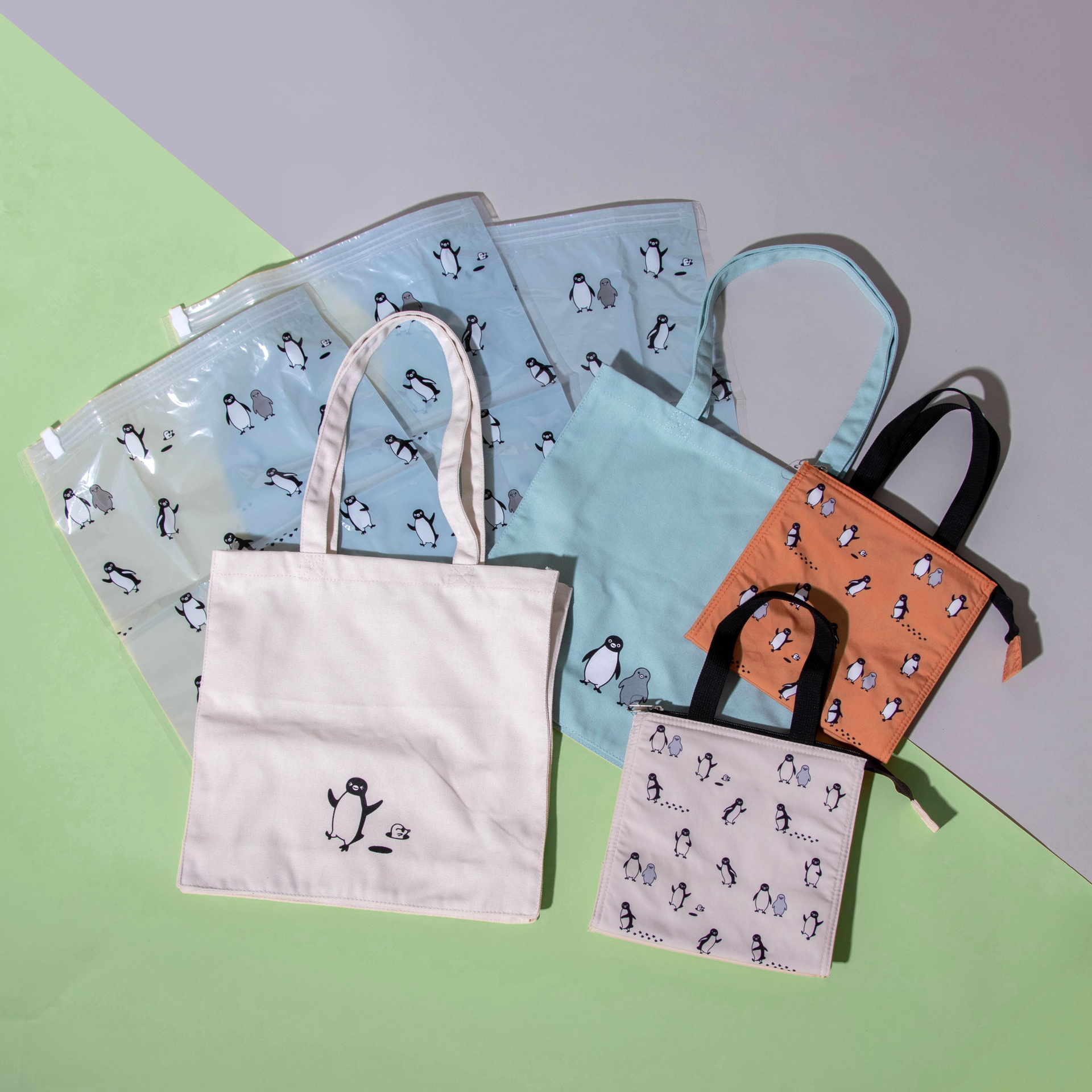 マチ付きトートバッグ、マチ広ランチトートなど