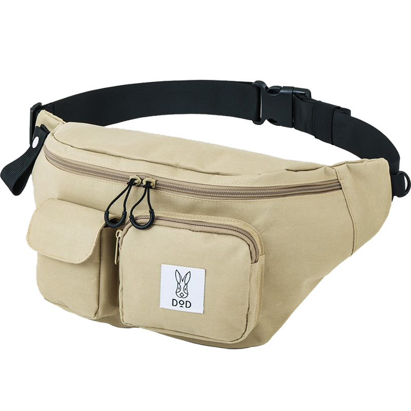 「DOD 立体ポケット付き多機能ボディバッグBOOK BEIGE」（宝島チャンネル限定でDODミニケース特典付き）