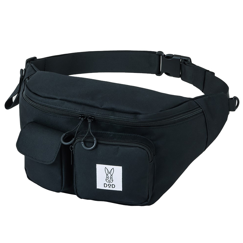 「DOD 立体ポケット付き多機能ボディバッグBOOK BLACK」（宝島チャンネル限定でDODミニケース特典付き）