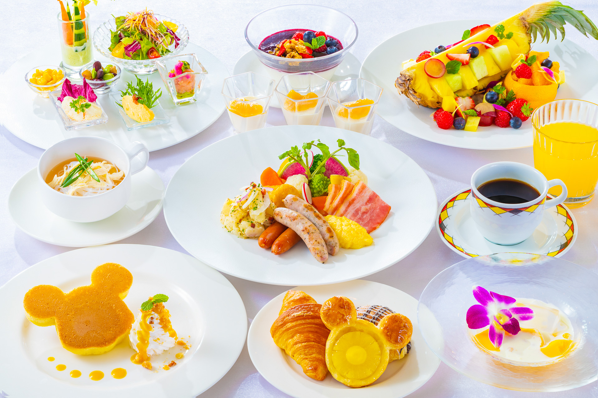 「ハワイアンスタイル・ブレックファスト ブッフェ」のメニュー