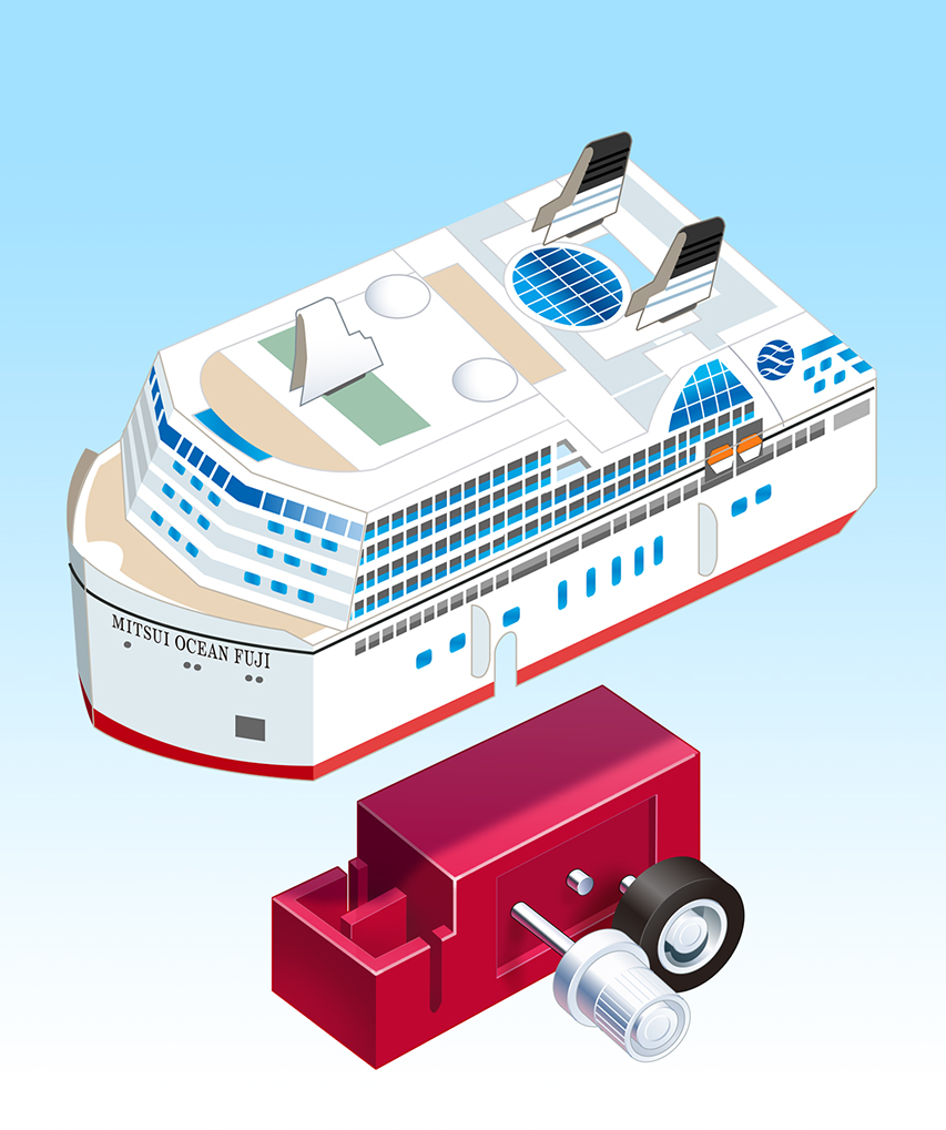 ゼンマイに着せ替えられる