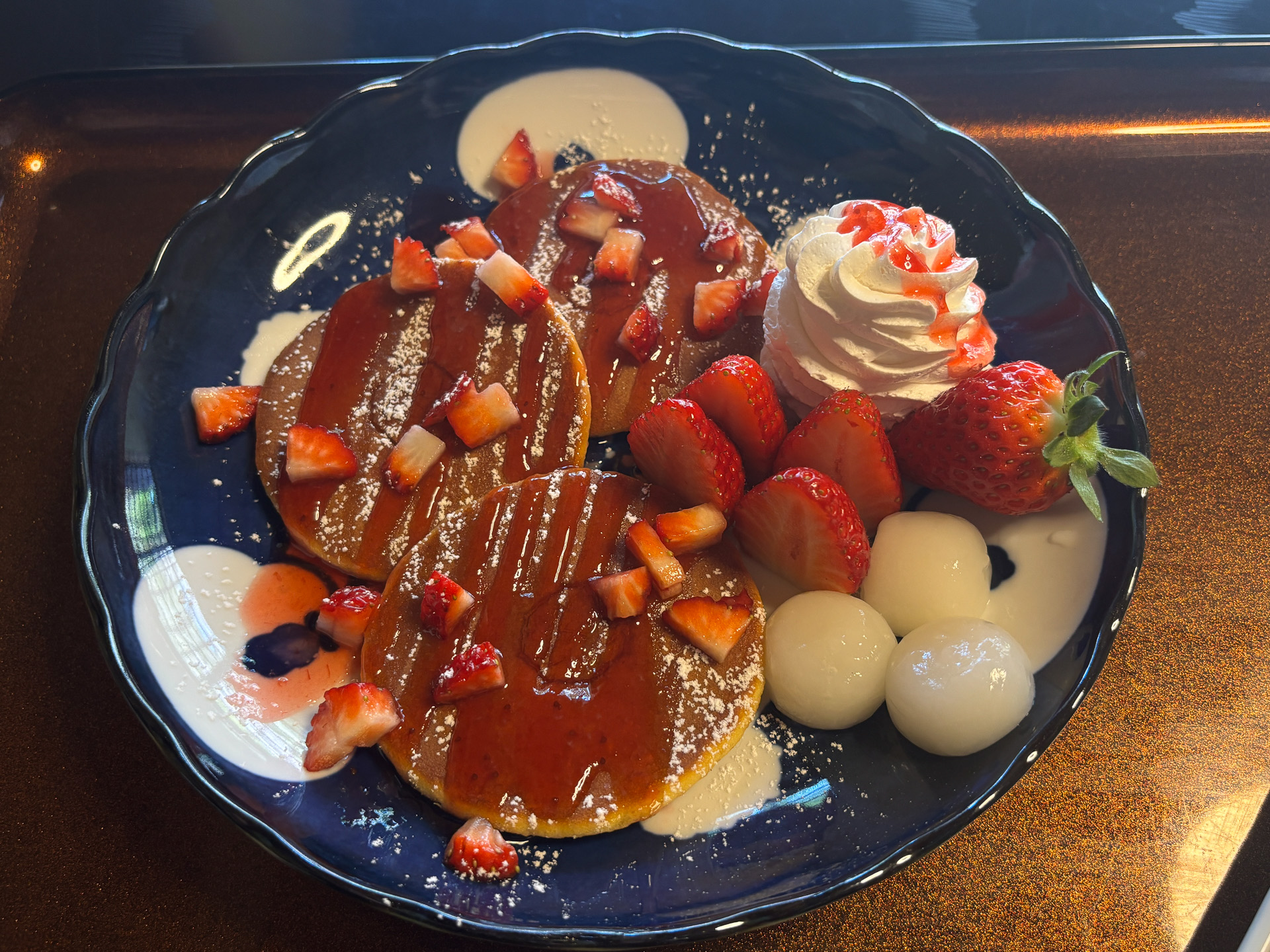 まりひめいちごどらパンケーキ