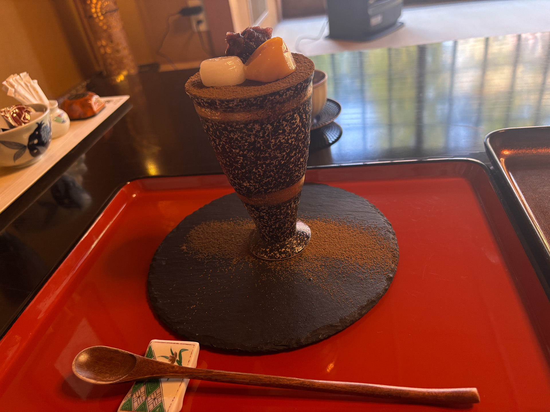 ほうじ茶パフェ