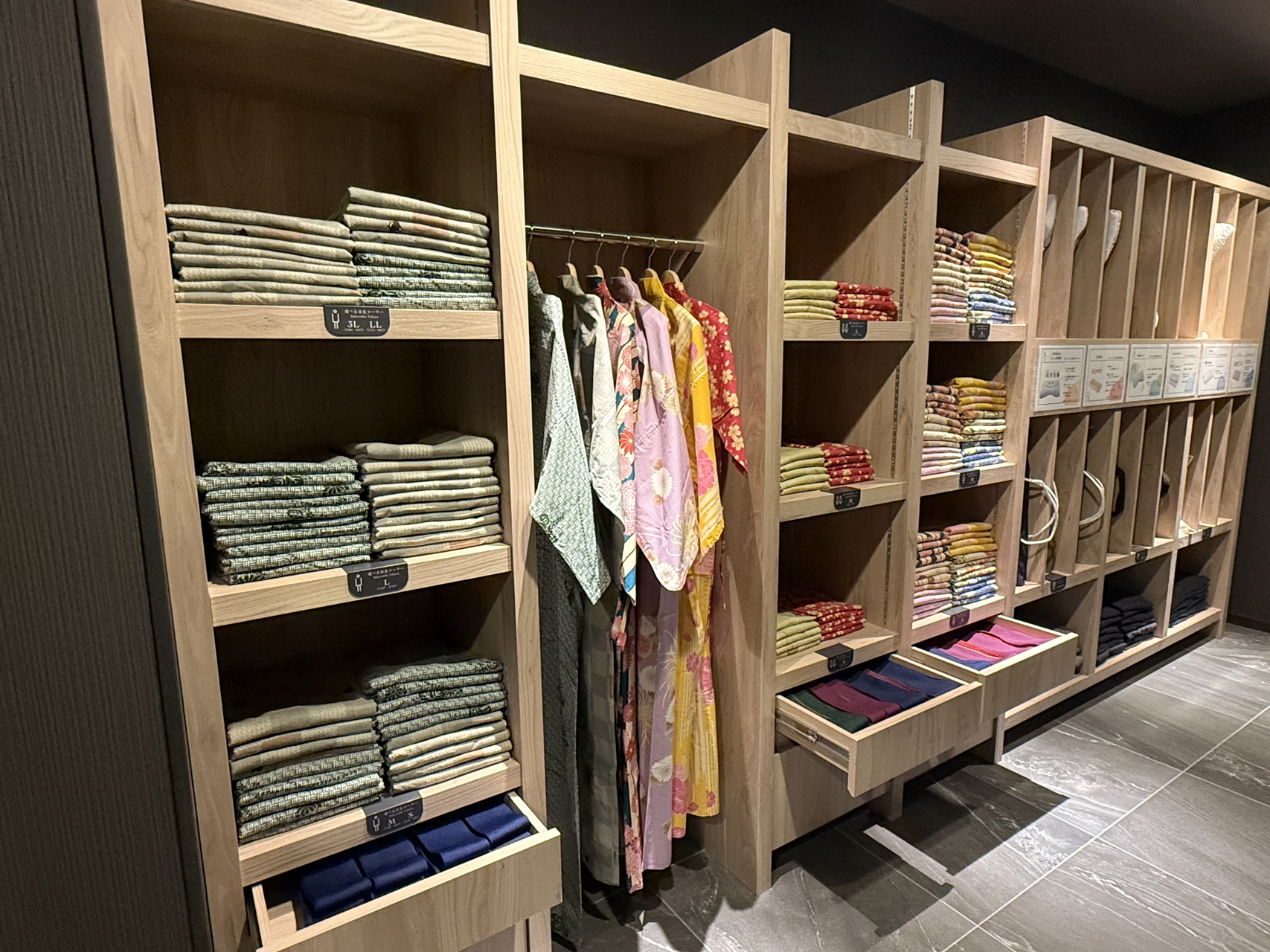 選べる浴衣コーナー