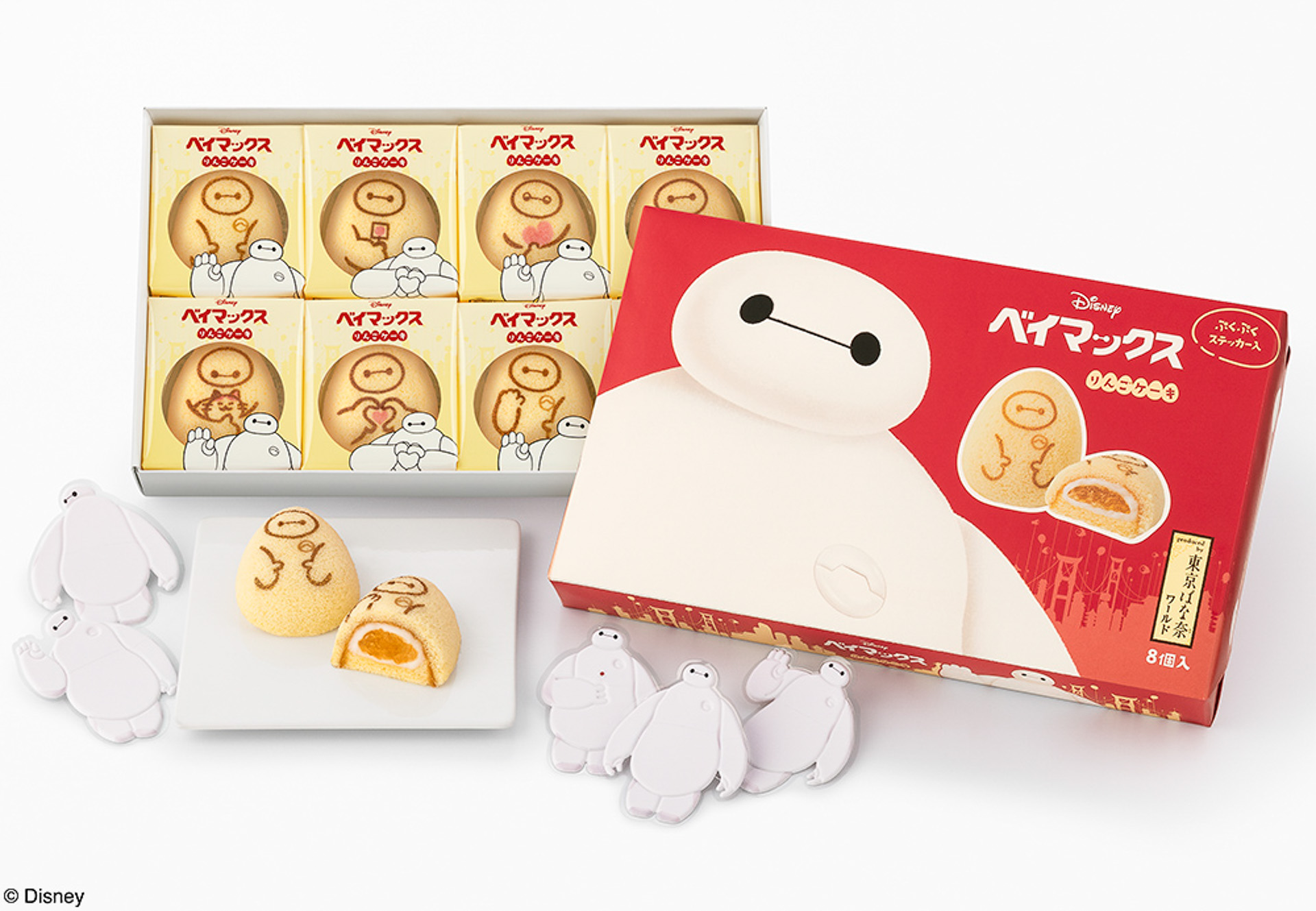 窓からのぞくベイマックスがキュートなパッケージ