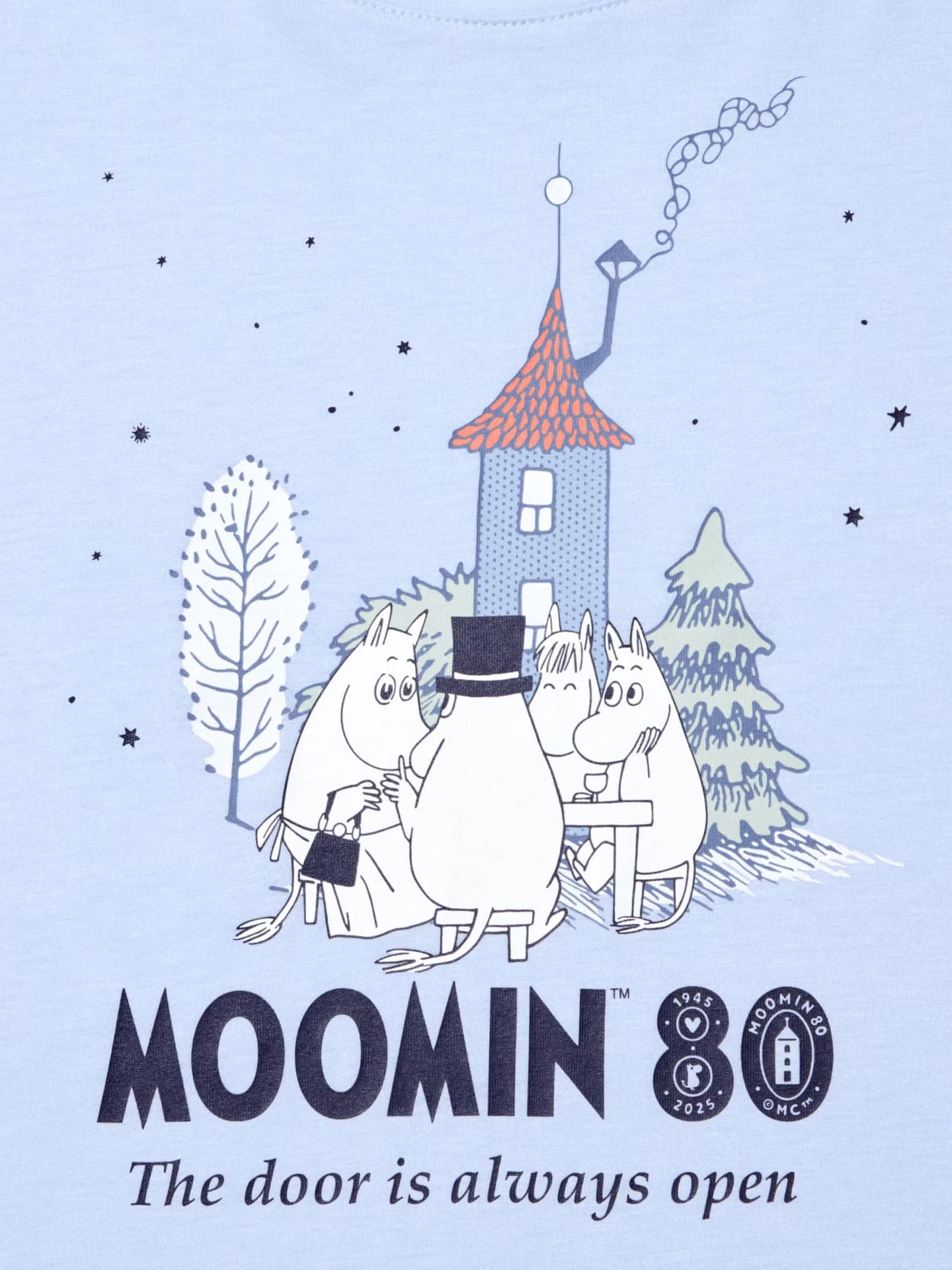 5月9日発売「ムーミン ラウンジセット/半袖」4種、XS～3XL