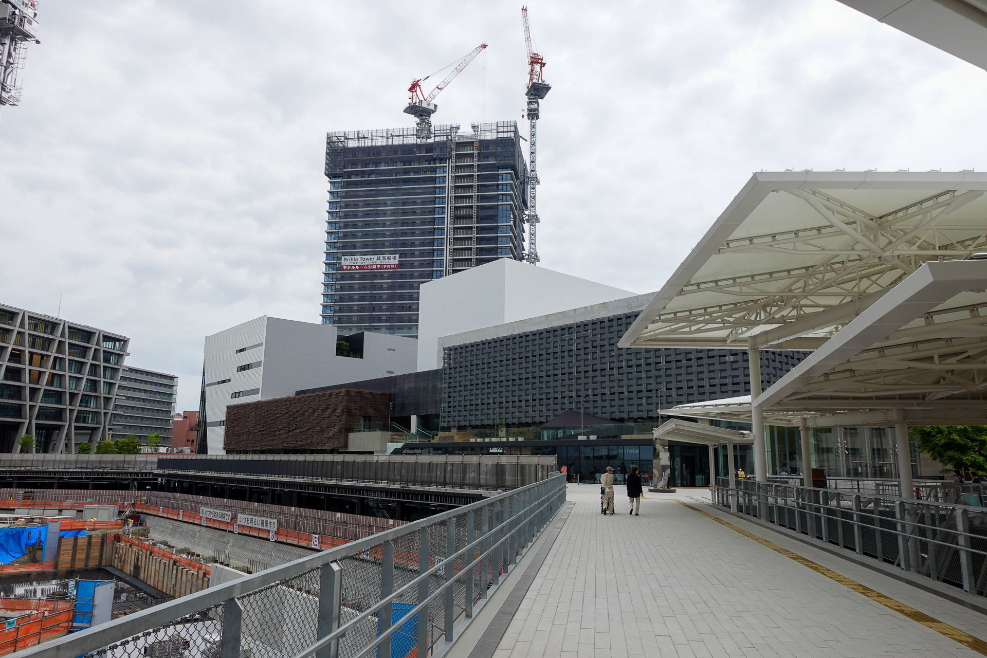 開業当時の「箕面船場阪大前駅」近辺