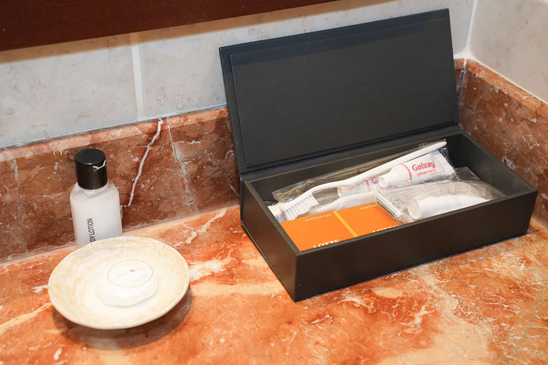 洗面のアメニティ