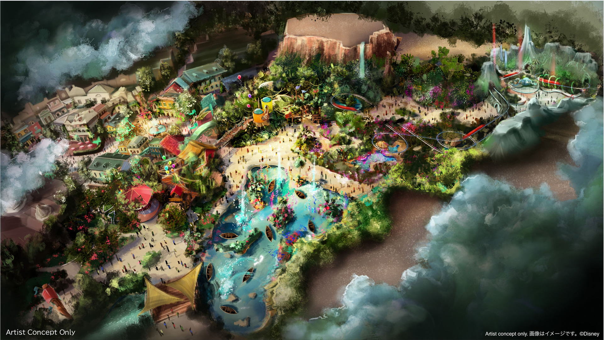 オリエンタルランドが「2035長期経営戦略」でエリア刷新のイメージを公開