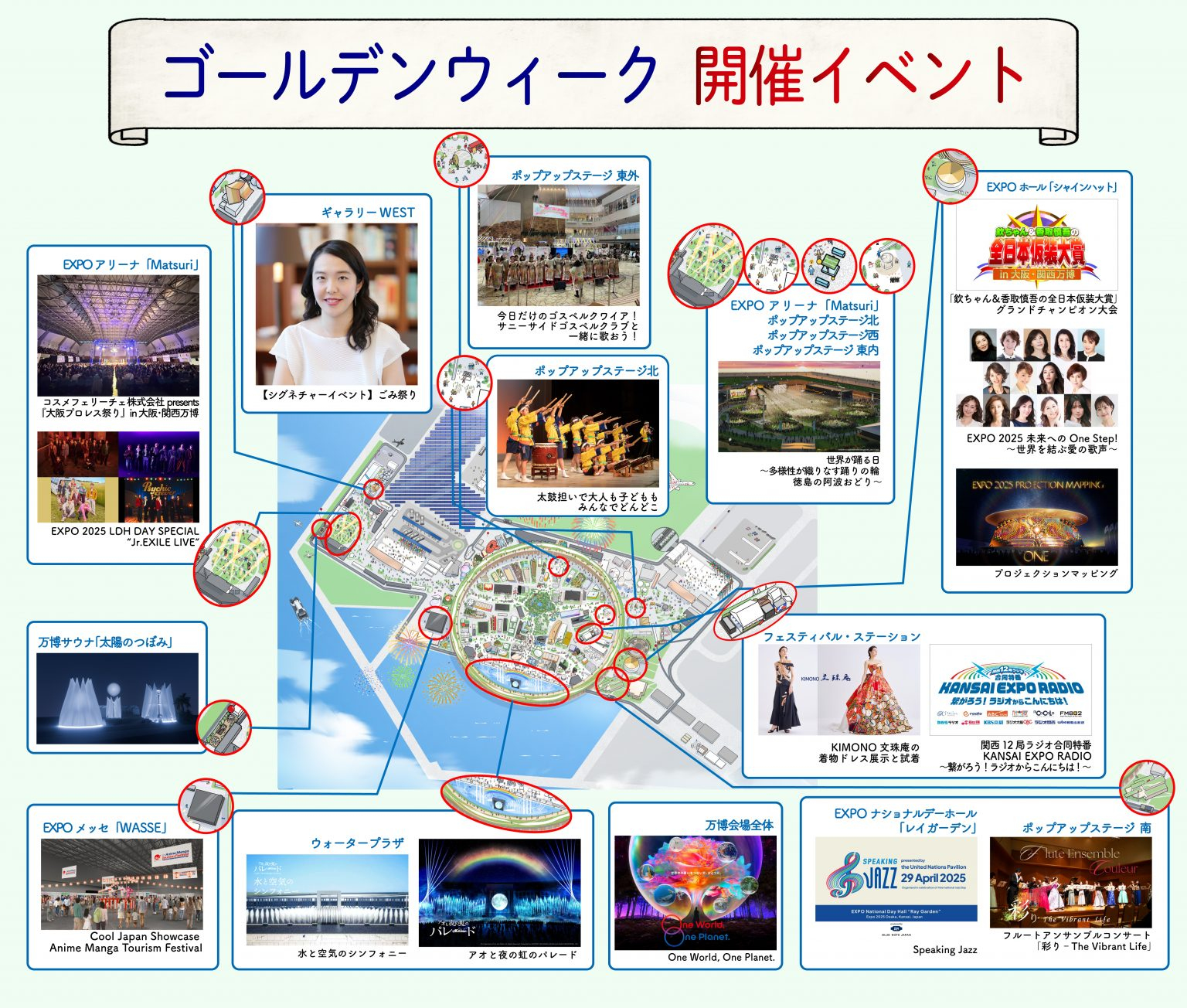 GWに開催するイベント情報