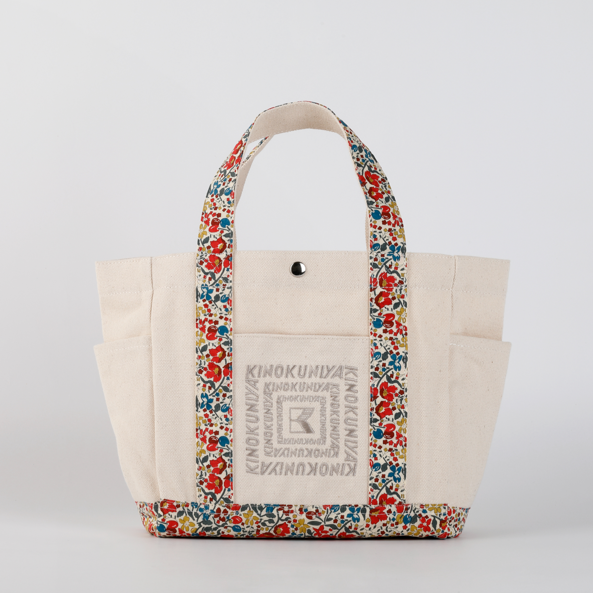 紀ノ国屋 リバティプリント コットントート ナチュラル（カワード）