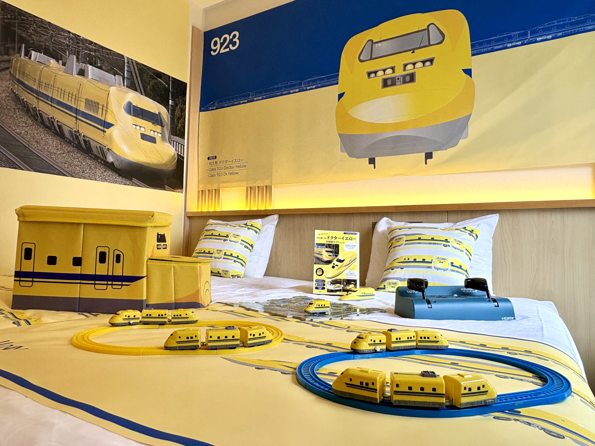変なホテル京都 八条口駅前に「ドクターイエローコラボルーム」新設。客室から東海道新幹線も眺められる