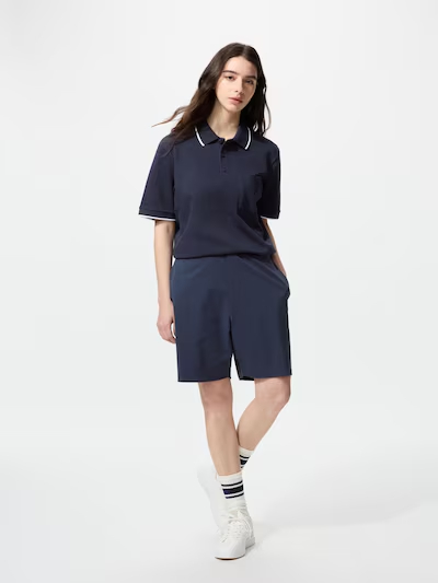 エアリズムコットンカノコポロシャツ