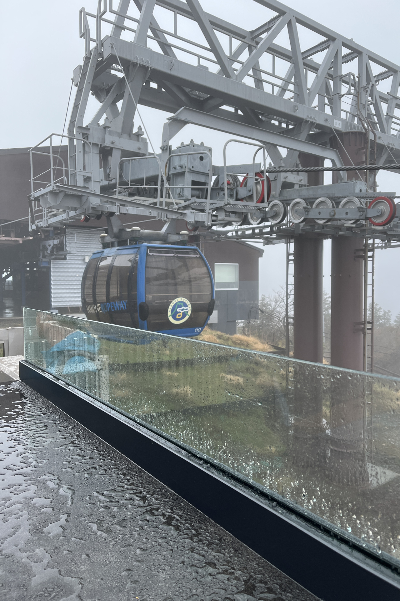 箱根ロープウェイを近くで見られる貴重なスポット