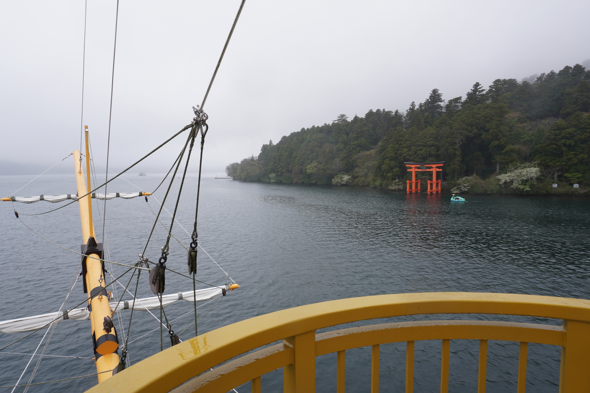 普通展望台からの景色。晴れの日は富士山が見えるかも